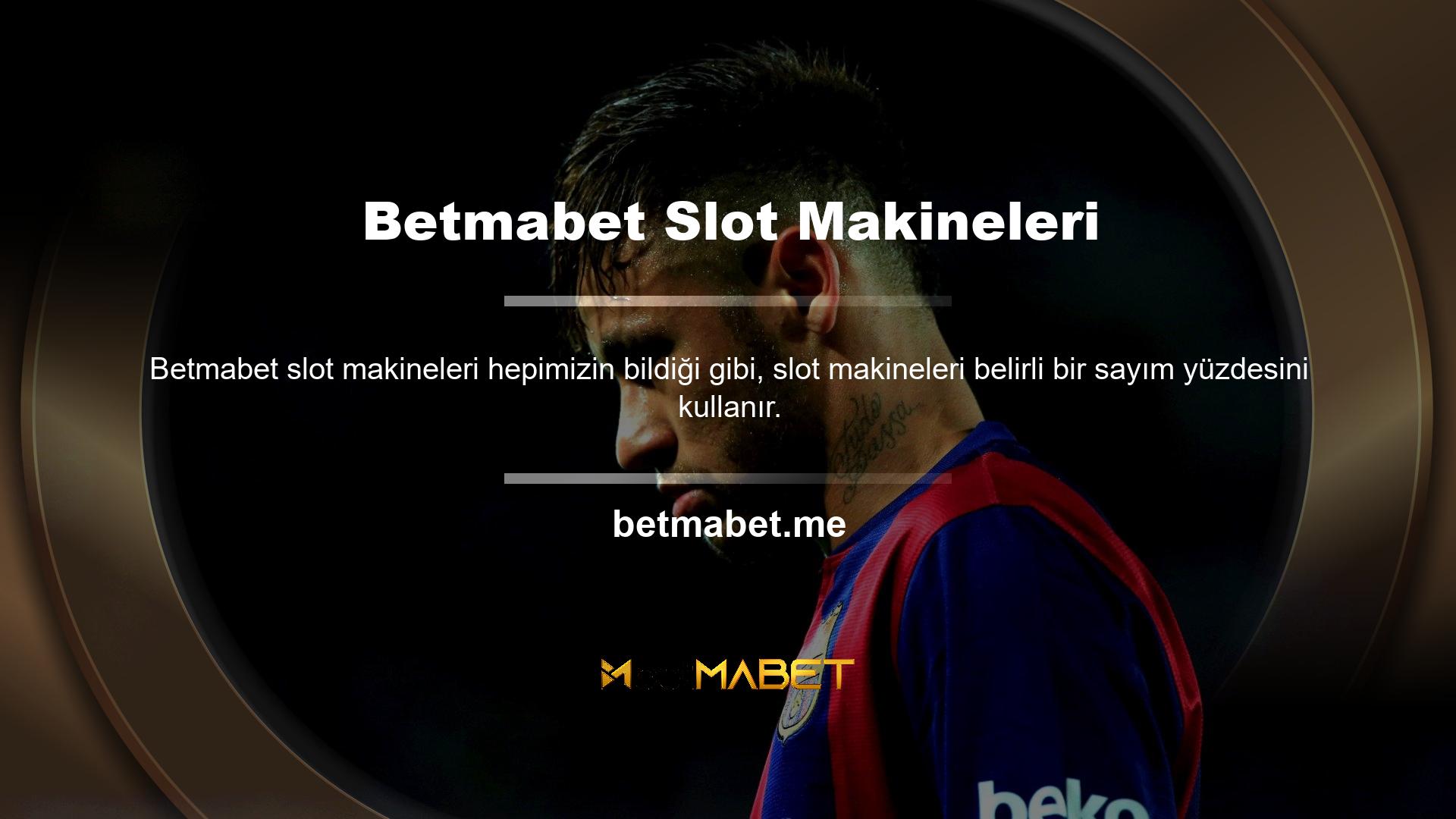 Casino, makinelerin ne zaman durup bahis yapmaya başlayacağına karar verir